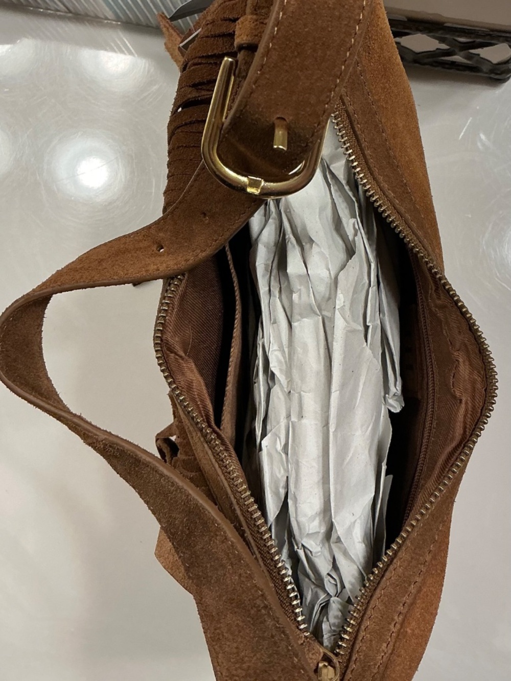 New Haute Hippie Suede w/Fringe - Picture 7 of 7